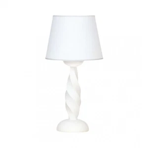 Lume grande contemporaneo in legno bianco shabby chic 1 luce esse 808/bg - Picture 1 of 1
