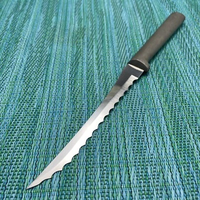 Cuchillo para rebanar tomate Rada acero inoxidable dentado hoja de 5” mango de aluminio hecho en EE. UU. Foto 1 de 4