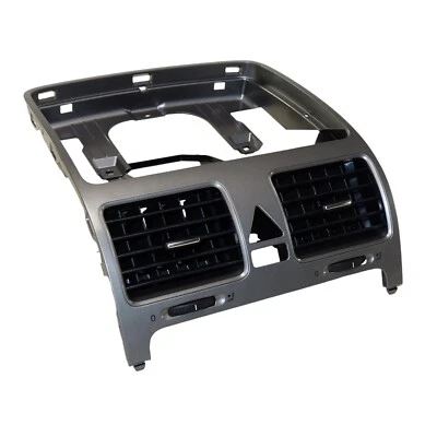 Air nozzle air vent middle VW Golf V 5 Jetta V silver for Climatronic - Image 1 of 4