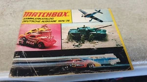1974 - 1975 MATCHBOX Collectors Catalogue German Edition RARE - Foto 1 di 11