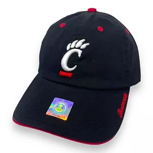 Cincinnati Bearcats Top of the World Adjustable Strapback Dad Cap (Black) NWT - Picture 1 of 9