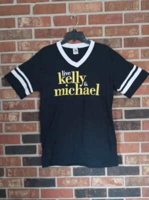 LIVE Kelly & Michael Show Shirt Women’s Large – Augusta – Black Tee – TV Promo - Image 1 of 4