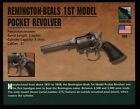 Remington Beals 1st Model Pocket Revolver Atlas Classic Firearms Card