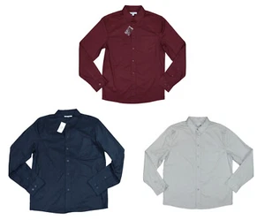 And Now This Poplin Style Long Sleeve Men's Button Down Shirt NWT - Picture 1 of 7