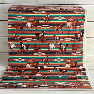Thoroughbreds Spirit Trail, Thoroughbreds, Cotton Canvas by Windham Fabrics - Picture 1 of 4