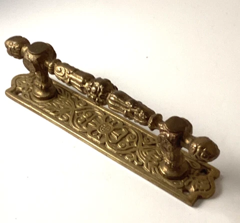Vintage Long Brass Decorative Door Handle/Pull From India Cover