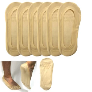 6pk No Show Socks Women Nude Flats Non Slip Foot Liner Invisible Ultra Low 9-11 - Picture 1 of 1