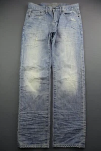Men's 2013 American Eagle Jeans Slim Straight Distressed Sz 28x30 (Meas 29x28) - Picture 1 of 10