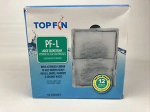 TOP FIN SILENSTREAM PF-L FILTER Cartridge ~ 11 Remaining ~ 6.5" in x 4.5" in - Picture 1 of 4