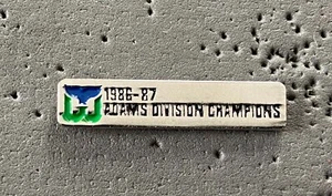Hartford Whalers 1986-87 Adams Division Champions NHL Hockey Pin - Imagen 1 de 2