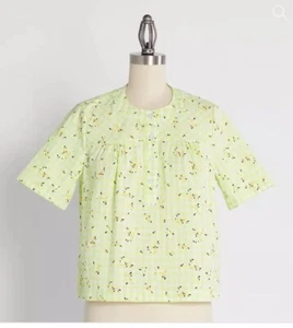 ModCloth Shirt Spring Fun in Gingham Bluse Gr. XL Twee Landhaus Fee Freizeit - Bild 1 von 10