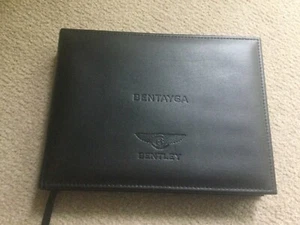 BENTLEY BENTAYGA OWNERS MANUAL HANDBOOK ( W12 V8 & DIESEL) FAST POST - Picture 1 of 3