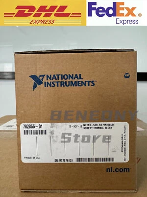 NATIONAL INSTRUMENTS 782866-01 NI TBX-50B 50PIN DSUB SCREW TERMINAL BLOCK(TKA74) - Image 1 of 3