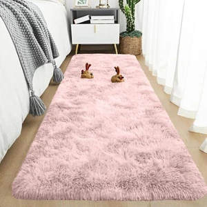 Fluffy Shaggy Rug Non Slip Area Rug Small Large Hallway Runner Indoor Door Mat - Picture 1 of 48
