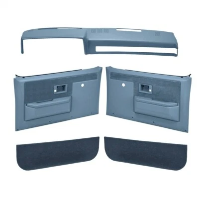Kit de cubierta de tablero de panel de puerta azul claro Coverlay 18-601CN para camioneta Chevy GMC 81-91 Foto 1 de 4