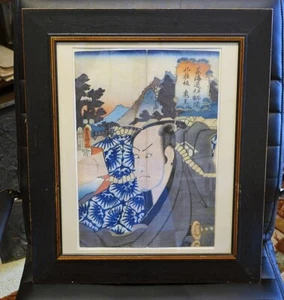 Collaborative Woodblock Print of Kunisada and Hiroshige-Gassaku, mid-19 Century - Picture 1 of 4