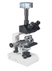 Radical 2500x Biology Medical Compound Doctor Trinocular Microscope w HD camera