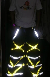 Raver ore Techno Hardstyle dance Tanz-Hose Melbourne Shuffle DJ PHAT Pants ns-7 - Bild 1 von 1