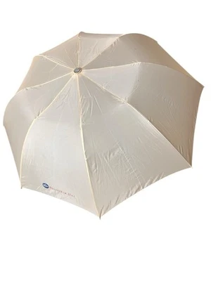 De Colección Haas-Jordan Beige Paraguas Marrón Mango Rollins Hudig Hall Insurance Logo Foto 1 de 4