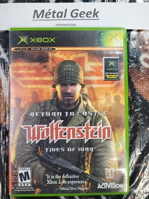 Wolfenstein Tides of War Xbox CIB EN Tested Free Shipping in Canada !! - Image 1 of 4
