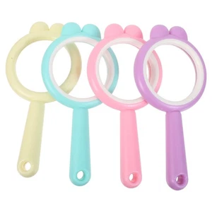  4 Stück Hand Cartoon Lupen: Lupen für Kinder - Kunststoff Insekt - Bild 1 von 12