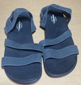 Merrell DAMEN SCHWARZ MEMORY FOAM SANDALEN GRÖSSE 10 US LUFTPOLSTER GRIFF AUSWÄHLEN - Bild 1 von 8