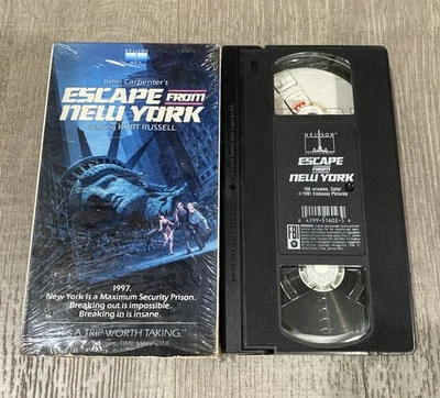 John Carpenter's Escape From New York Starring Kurt Russell 1981 VHS - Image 1 of 4