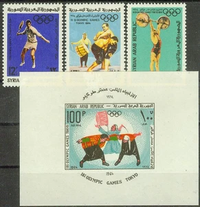 Syrien 1965, Olympische Sommerspiele Tokio Set & Block, postfrisch - Bild 1 von 1