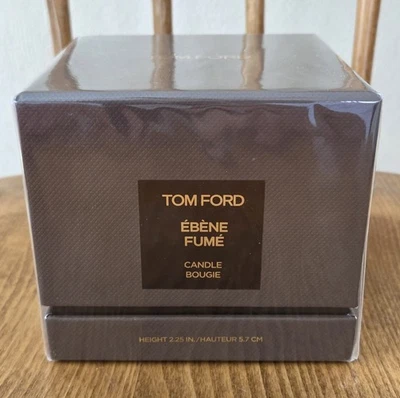 Tom Ford Ebene 烟雾蜡烛 2.25 英寸家用香味 Bougie 全新未拆封 — 第 1/4 张图片