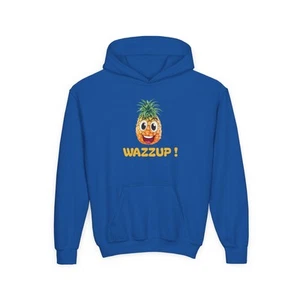 WAZZUP, Pineapple, kids Youth Heavy Blend Hooded Sweatshirt - Picture 1 of 11