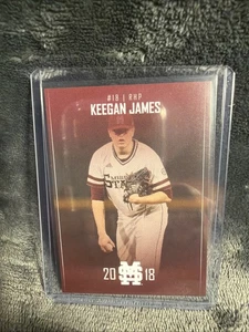2018 Mississippi State Keegan James College Baseball Card Mint SEC MSU - Picture 1 of 2
