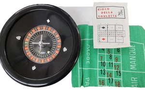 DAL NEGRO- ROULETTE in bakelite 32 con panno - Foto 1 di 3