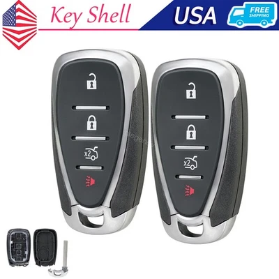 2 сменных брелока для дистанционного управления для Chevy Malibu 2016 2017 2018 2019 2020 годов выпуска корпус 4B - Изображение 1 из 4