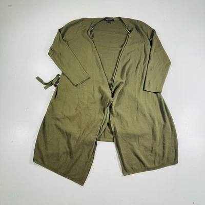 Cárdigan suéter Banana Republic verde de gran tamaño para mujer talla pequeña Foto 1 de 4
