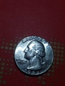 1982 d Washington Quarter Double Die Obverse Error - Picture 1 of 10