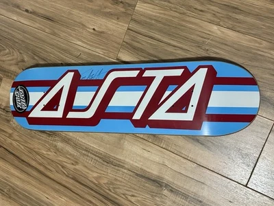 Rare Signed Tom Asta Santa Cruz Skateboard Deck Collectible - Image 1 of 4