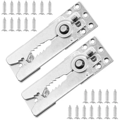 2 Pcs 6.1in Heavy Duty Sectional Couch Connector Interlocking Furniture Snap - Image 1 of 4