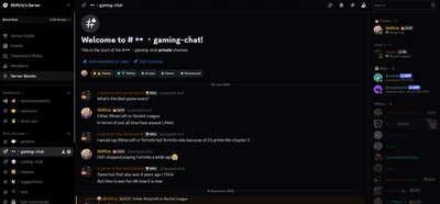 A intermediate level discord server for whatever needs. Check Description - Image 1 of 4