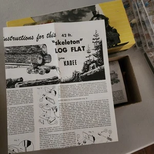Kadee Line HO 42ft Skeleton Log Flat L-102B NIB - Picture 1 of 3