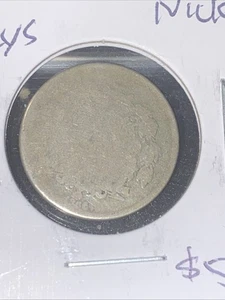 Escudo de níquel 1866 con rayos. $5 - Imagen 1 de 2