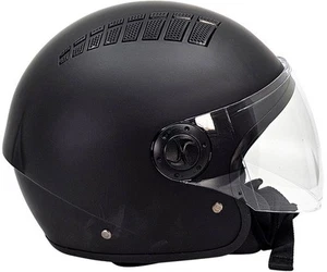 BHR Helmet by Bike Dj 834 Flow Color Matte Black, Size XL BHR - Picture 1 of 3