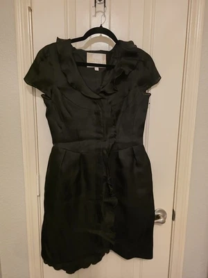 Vestido de seda negro Thread Social para mujer talla 8 nuevo sin etiquetas Foto 1 de 4