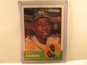 Topps 2000 Reprint #390 Hank Aaron [b4a3] - Picture 1 of 4