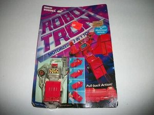 BUDDY L De Colección Años 80 MOC ROBOTTRON Robo Tron KO Robot Pull Back on Card - Imagen 1 de 4