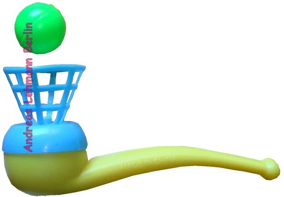 MARKENLOS 2x Pustespiel Jonglierspiel Jonglieren Geschicktlichkeitsspiel Korbspiel Puste