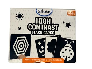 Skillmatics High Contrast Cards 0-12 Months Black/White - Picture 1 of 2