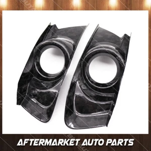Forged Carbon Fiber Fog Lamp Covers Fit For 2015-2017 Ford Mustang S550 - Picture 1 of 5