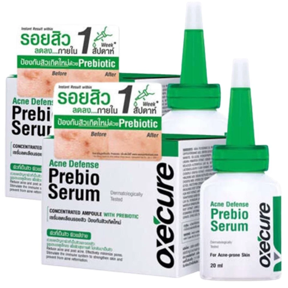 Oxe' Cure Acne Defense Prebio Serum Remove Acne Scars Blemishes Dark Spots 20ml