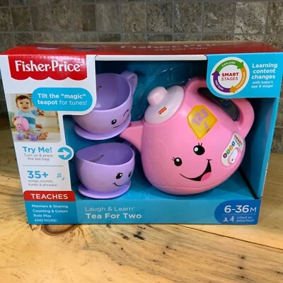 Juego de té Fisher Price Laugh & Learn Teach Manners 35+ canciones y más 3 niveles 6M-3 años Foto 1 de 4