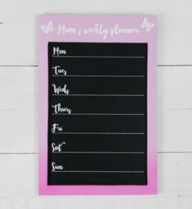 Mum's Weekly Home Planner Chalkboard Organiser Gift - Picture 1 of 1